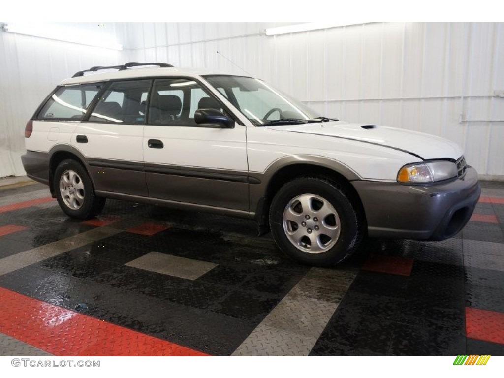 1998 Legacy Outback Wagon - Glacier White / Gray photo #6