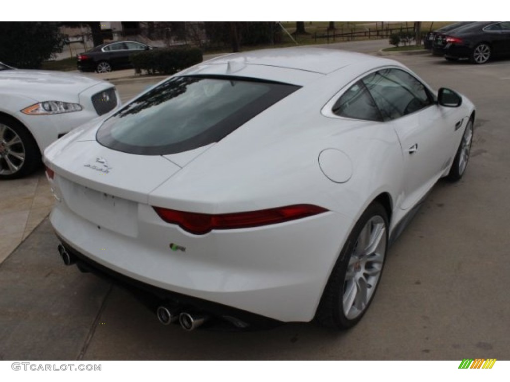 Polaris White 2015 Jaguar F-TYPE R Coupe Exterior Photo #101708810