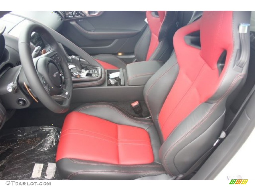 2015 Jaguar F-TYPE R Coupe Front Seat Photo #101709164