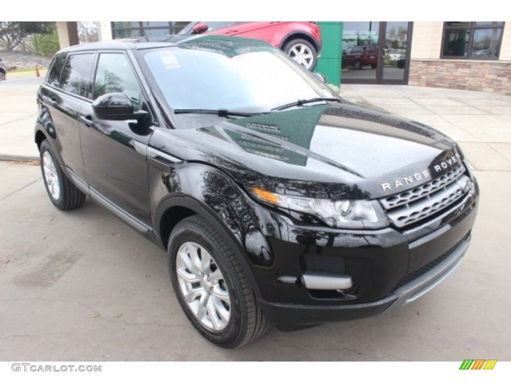 Santorini Black Metallic 2015 Land Rover Range Rover Evoque Pure Exterior Photo #101709590