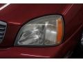 2003 Crimson Red Pearl Cadillac DeVille Sedan  photo #38