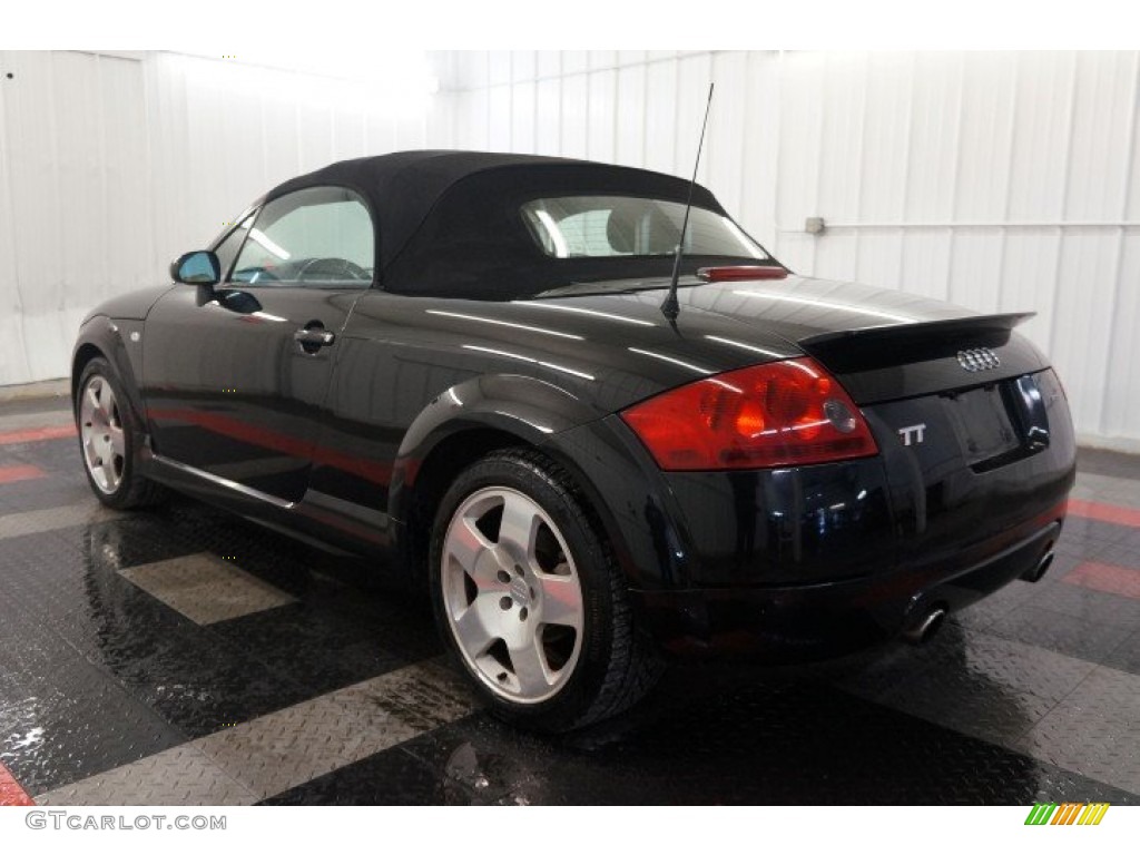 2001 TT 1.8T quattro Roadster - Brilliant Black / Aviator Grey photo #10