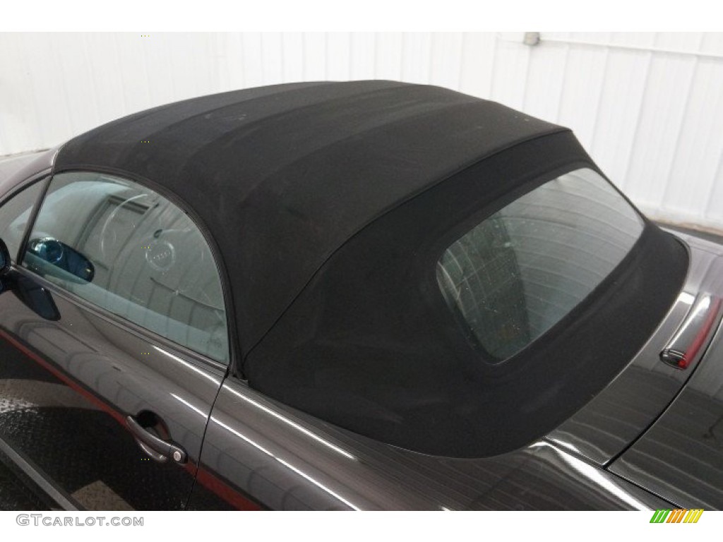 2001 TT 1.8T quattro Roadster - Brilliant Black / Aviator Grey photo #12