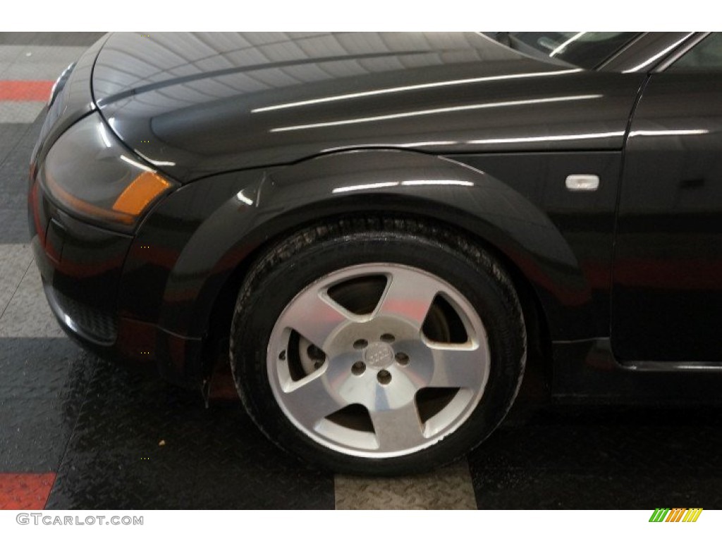 2001 TT 1.8T quattro Roadster - Brilliant Black / Aviator Grey photo #55
