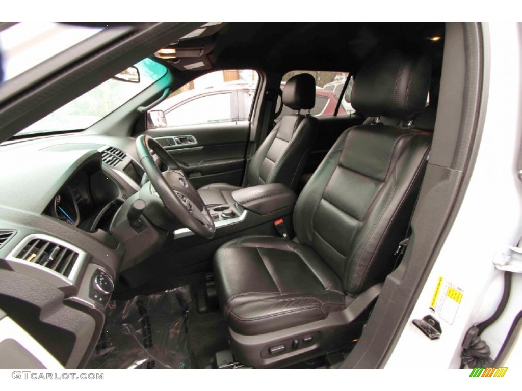 2013 Explorer XLT 4WD - White Platinum Tri-Coat / Charcoal Black photo #7