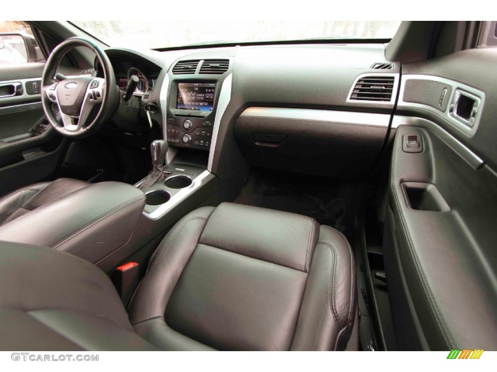 2013 Explorer XLT 4WD - White Platinum Tri-Coat / Charcoal Black photo #9