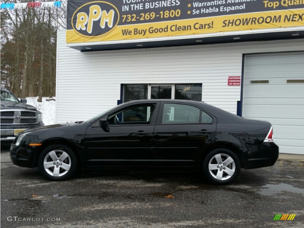 2006 Fusion SE V6 - Black / Charcoal Black photo #3