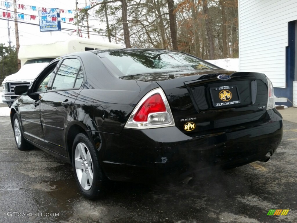 2006 Fusion SE V6 - Black / Charcoal Black photo #4