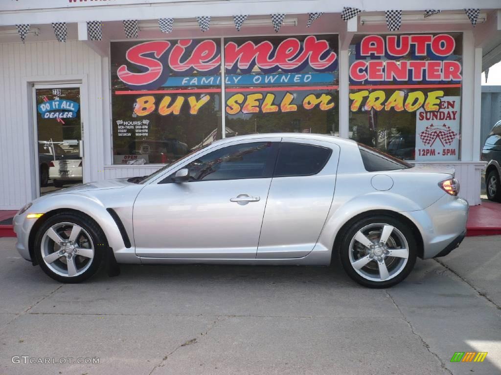 2004 RX-8  - Sunlight Silver Metallic / Black photo #1