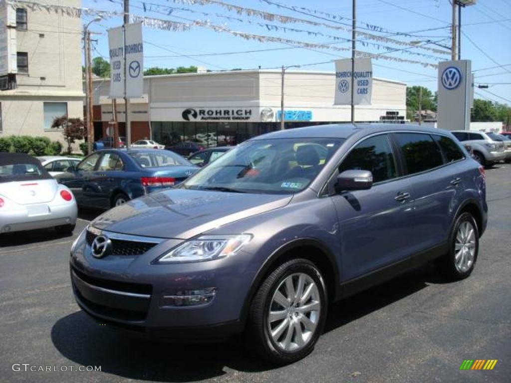 2007 CX-9 Grand Touring AWD - Galaxy Gray Mica / Black photo #1