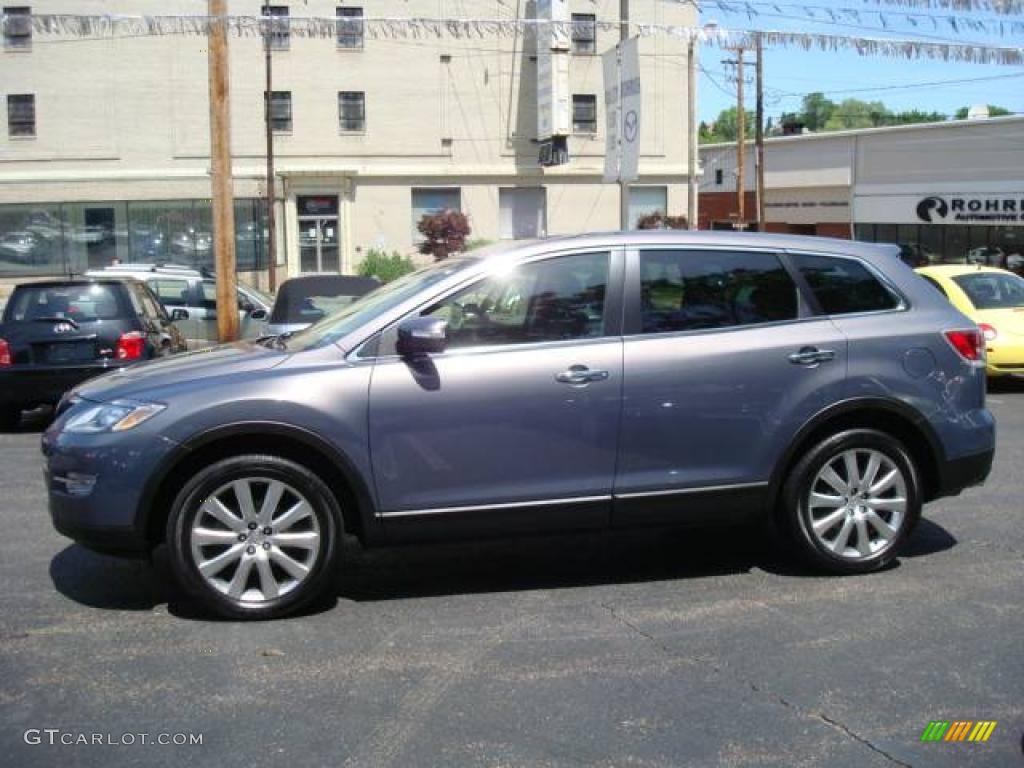 2007 CX-9 Grand Touring AWD - Galaxy Gray Mica / Black photo #2