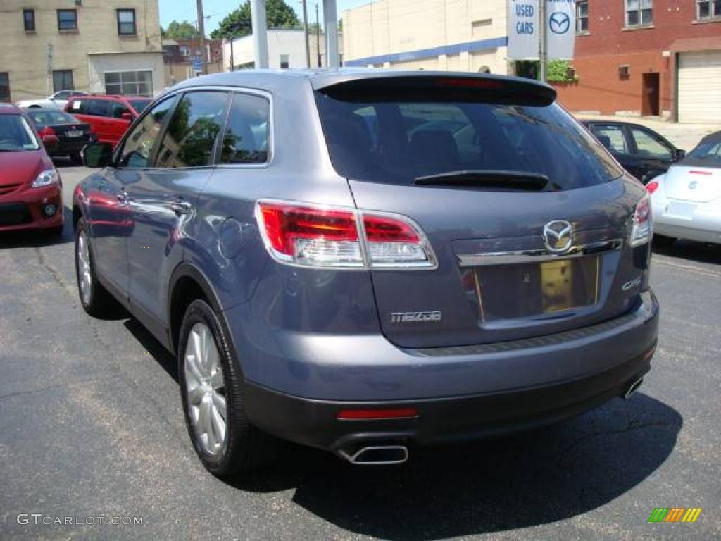 2007 CX-9 Grand Touring AWD - Galaxy Gray Mica / Black photo #3