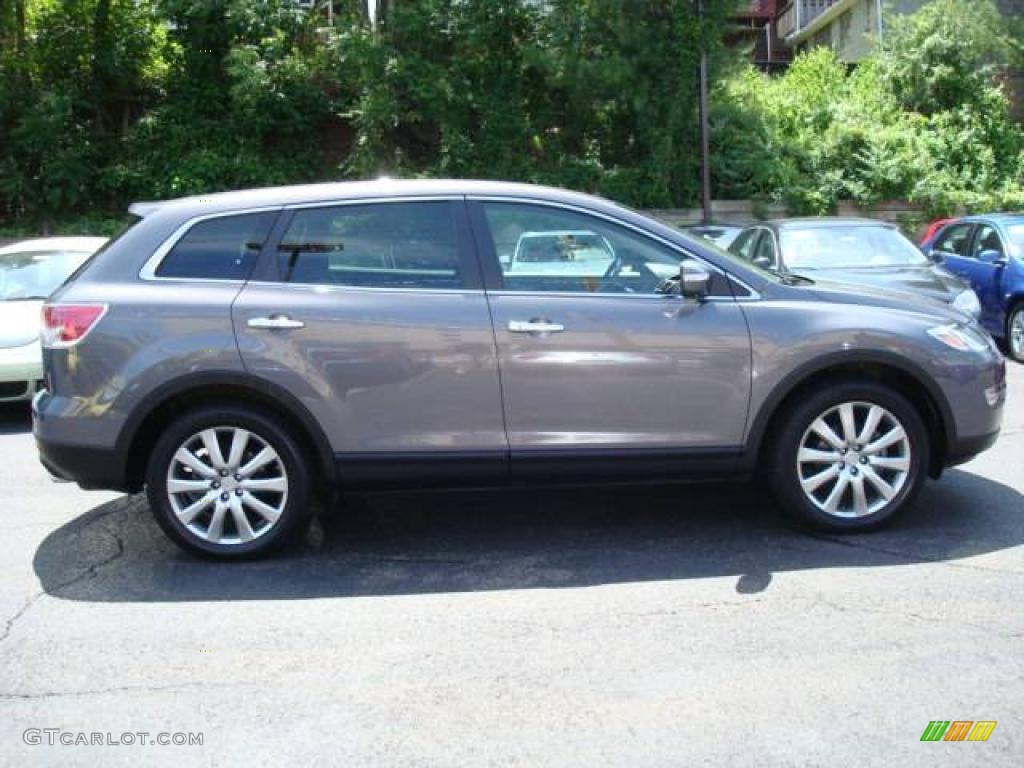 2007 CX-9 Grand Touring AWD - Galaxy Gray Mica / Black photo #6