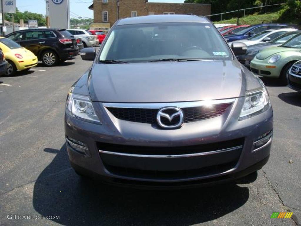 2007 CX-9 Grand Touring AWD - Galaxy Gray Mica / Black photo #8