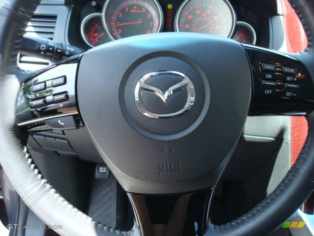 2007 CX-9 Grand Touring AWD - Galaxy Gray Mica / Black photo #17