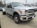 Ingot Silver - F350 Super Duty Lariat Crew Cab 4x4 DRW Photo No. 19