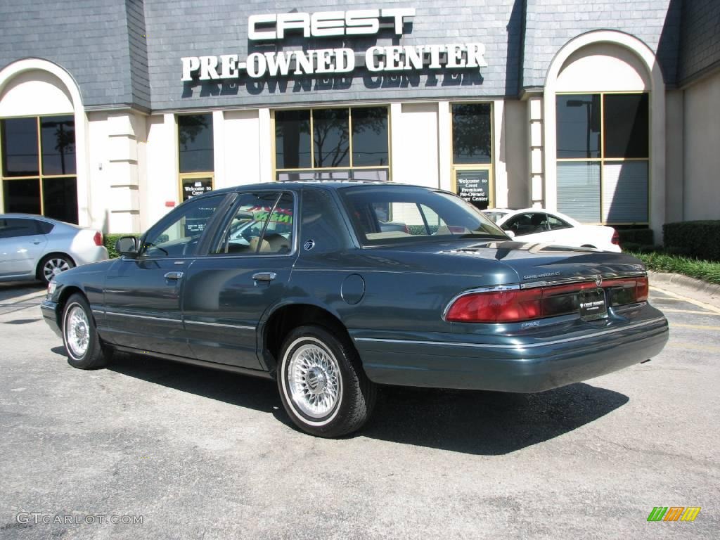 1995 Grand Marquis LS - Medium Willow Green Metallic / Beige photo #5
