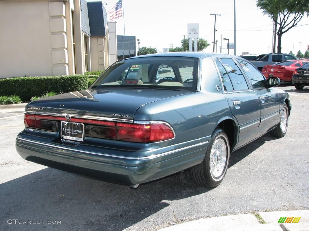 1995 Grand Marquis LS - Medium Willow Green Metallic / Beige photo #6