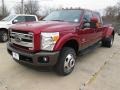 Ruby Red - F350 Super Duty Lariat Crew Cab 4x4 DRW Photo No. 8