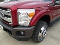 2015 Ruby Red Ford F350 Super Duty Lariat Crew Cab 4x4 DRW  photo #9