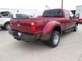 2015 Ruby Red Ford F350 Super Duty Lariat Crew Cab 4x4 DRW  photo #15