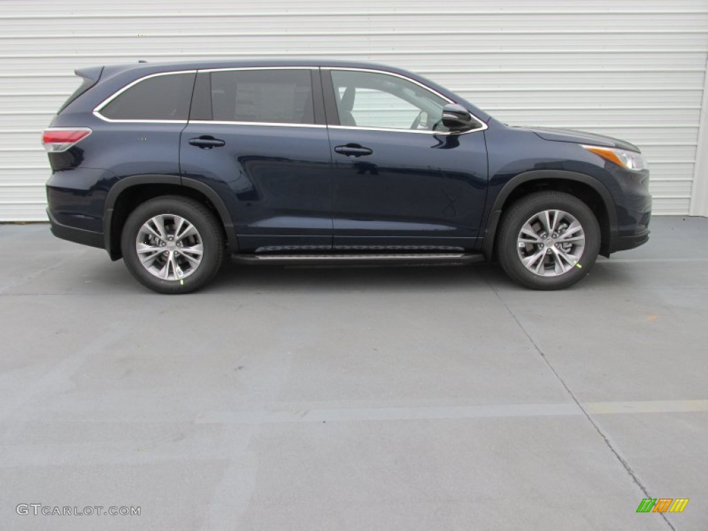 Nautical Blue Metallic 2015 Toyota Highlander LE Exterior Photo #101724380