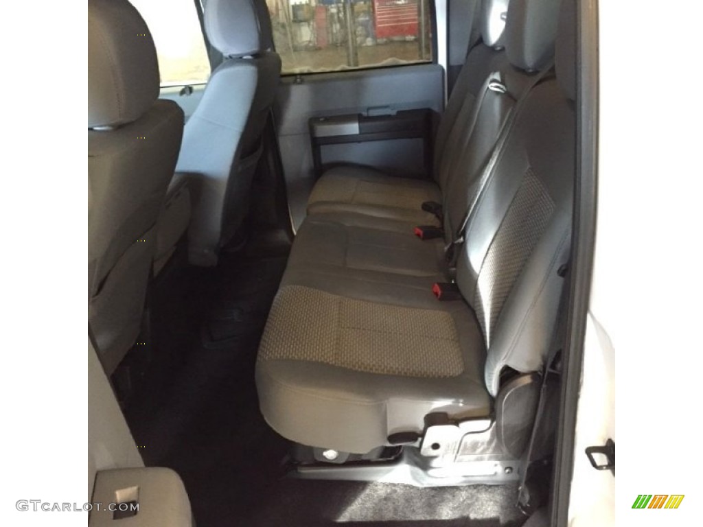 2014 F250 Super Duty XLT Crew Cab 4x4 - Oxford White / Steel photo #3