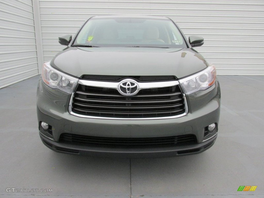 2015 Highlander LE - Alumina Jade Metallic / Almond photo #8