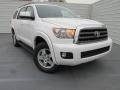 2015 Super White Toyota Sequoia SR5  photo #2