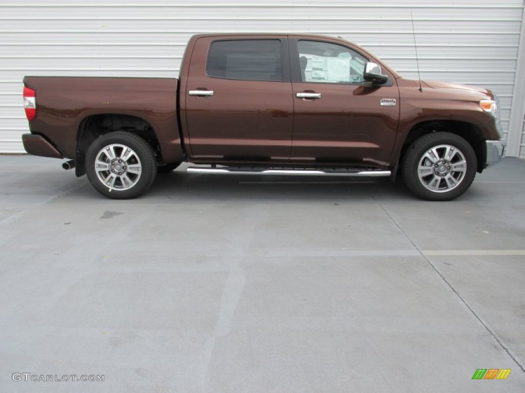 2015 Tundra 1794 Edition CrewMax 4x4 - Sunset Bronze Mica / 1794 Edition Premium Brown Leather photo #3