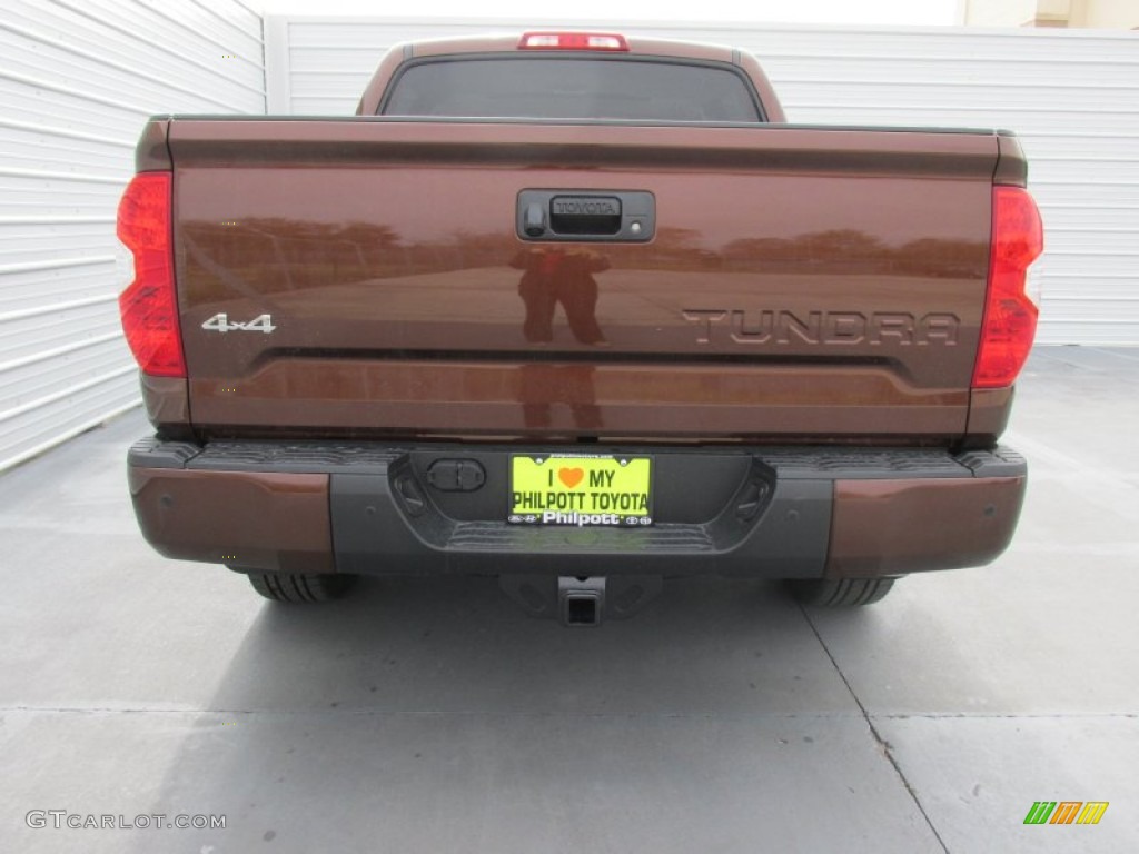 2015 Tundra 1794 Edition CrewMax 4x4 - Sunset Bronze Mica / 1794 Edition Premium Brown Leather photo #5