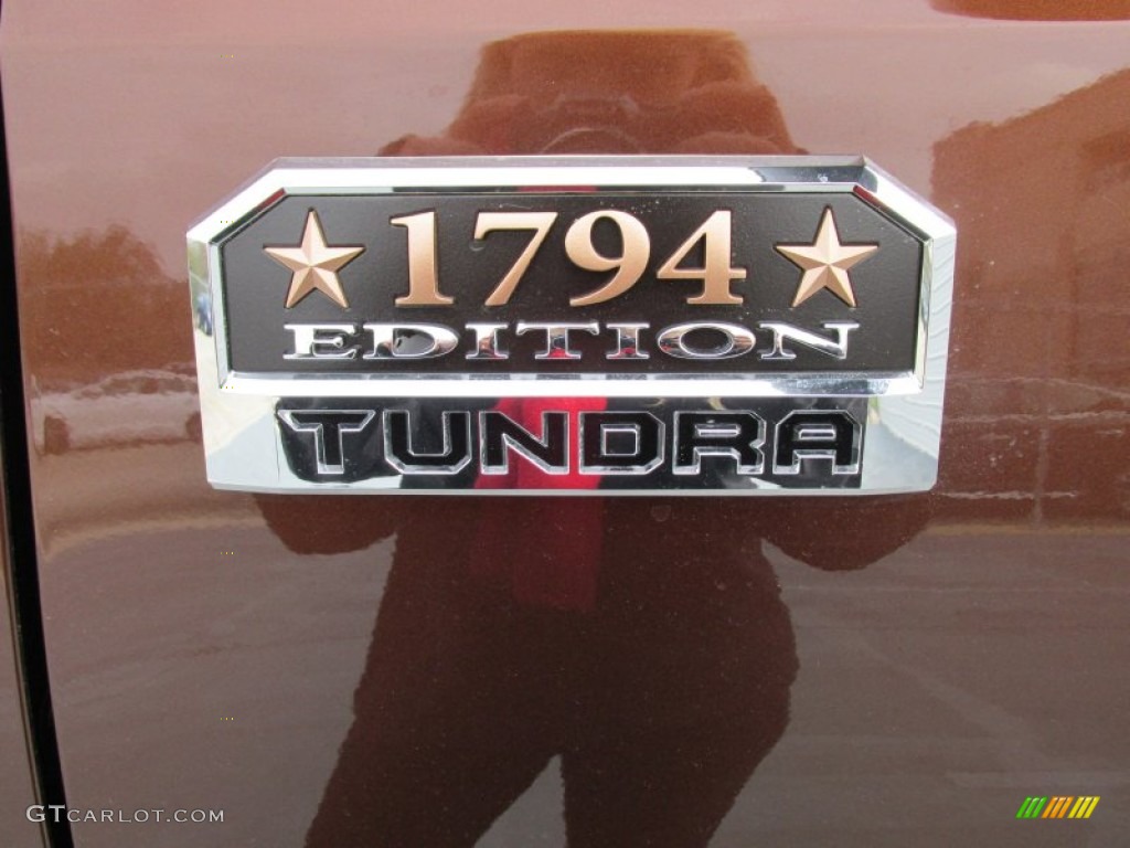 2015 Tundra 1794 Edition CrewMax 4x4 - Sunset Bronze Mica / 1794 Edition Premium Brown Leather photo #14