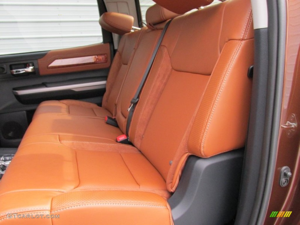 1794 Edition Premium Brown Leather Interior 2015 Toyota Tundra 1794 Edition CrewMax 4x4 Photo #101727027