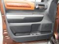 1794 Edition Premium Brown Leather 2015 Toyota Tundra 1794 Edition CrewMax 4x4 Door Panel
