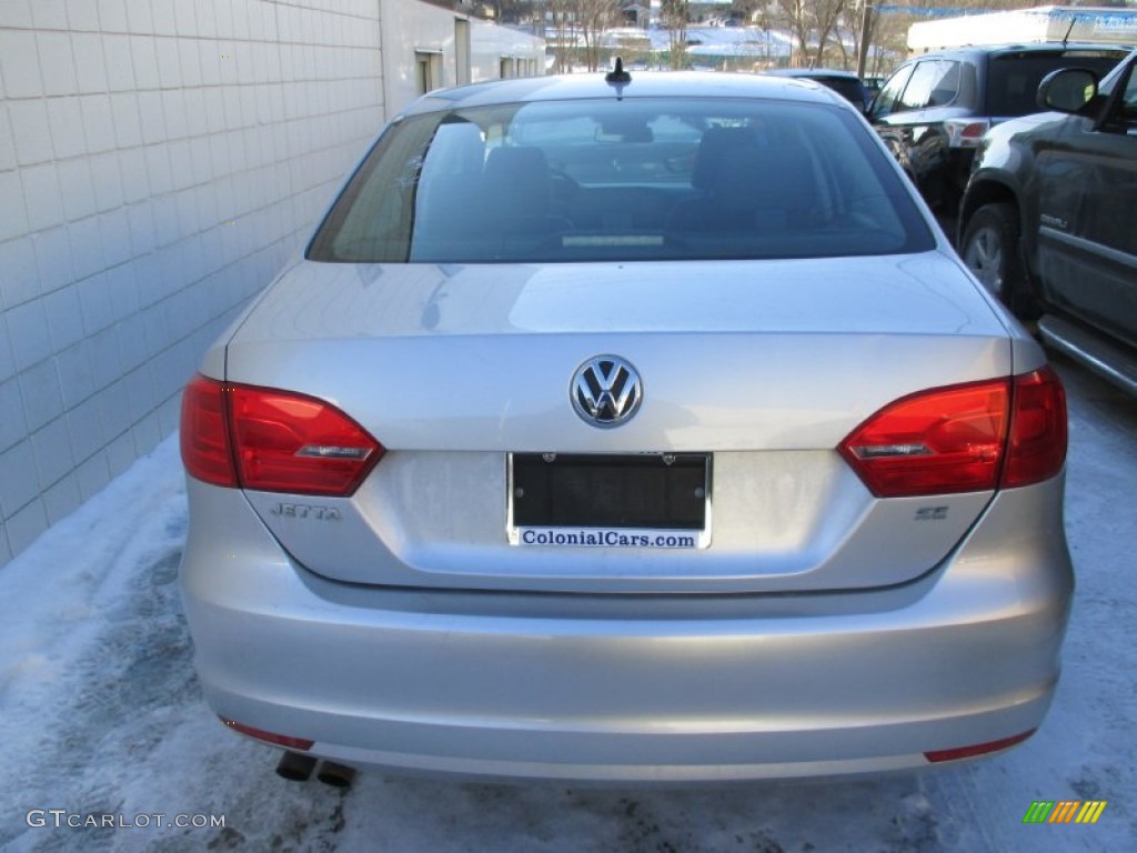 2014 Jetta SE Sedan - Reflex Silver Metallic / Titan Black photo #4