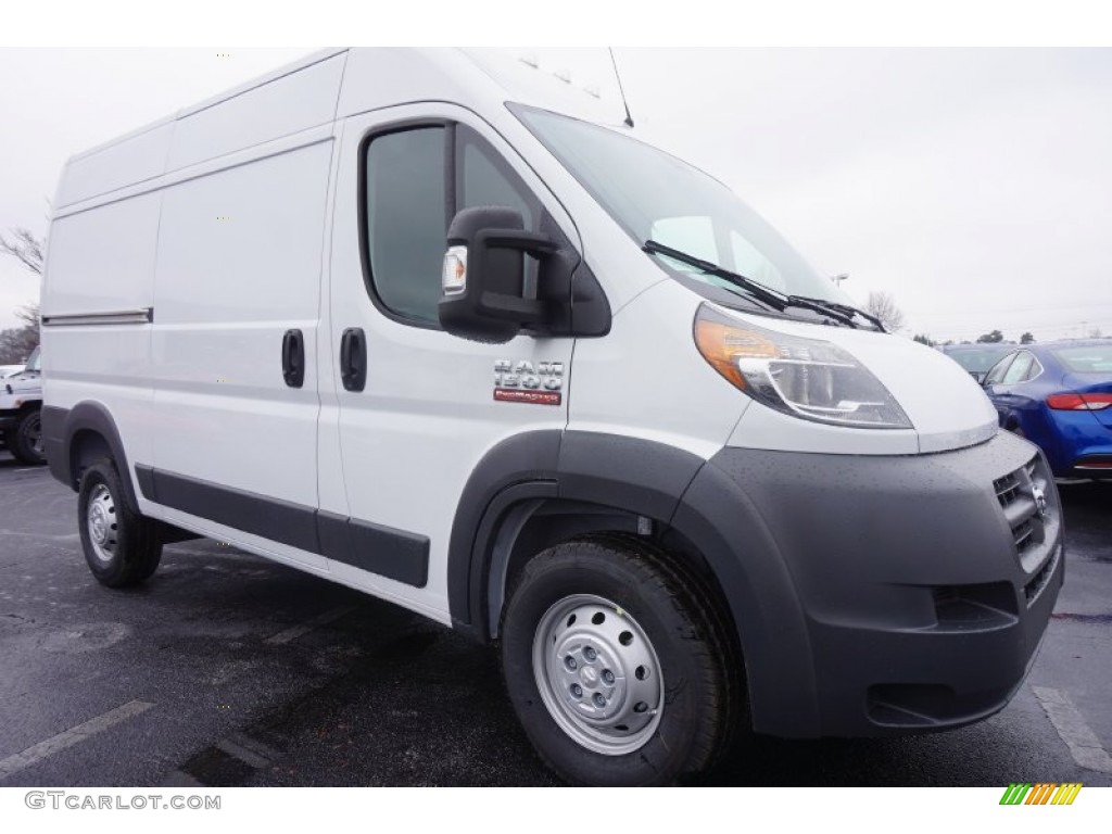 Bright White 2015 Ram ProMaster 1500 High Roof Cargo Van Exterior Photo #101728959