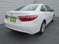 2015 Super White Toyota Camry LE  photo #4