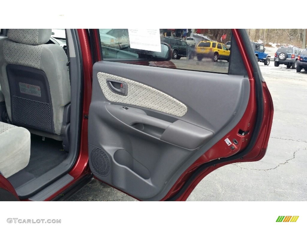 2005 Tucson LX V6 4WD - Mesa Red / Gray photo #12
