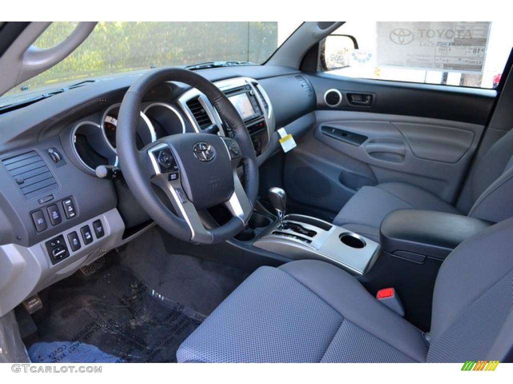 Graphite Interior 2015 Toyota Tacoma V6 Double Cab 4x4 Photo #101730792