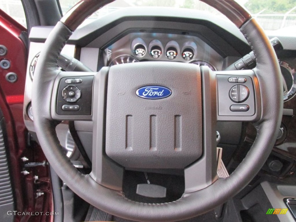 2015 Ford F250 Super Duty Platinum Crew Cab 4x4 Steering Wheel Photos