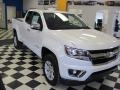 2015 Summit White Chevrolet Colorado LT Extended Cab  photo #3