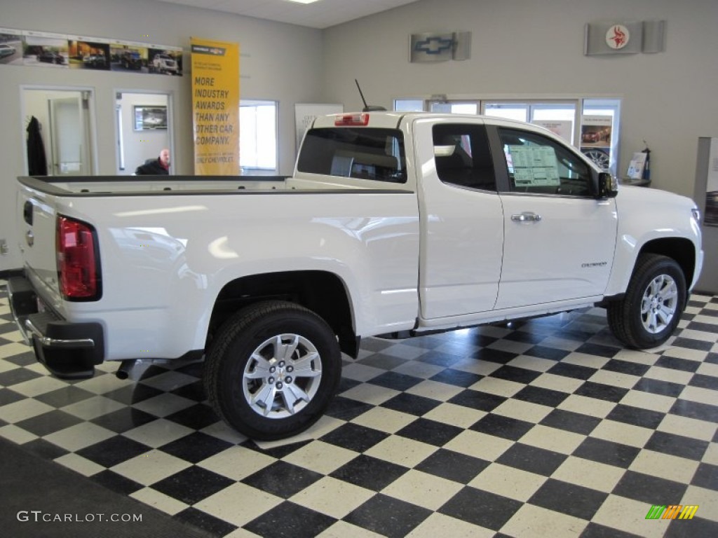 2015 Colorado LT Extended Cab - Summit White / Jet Black photo #4