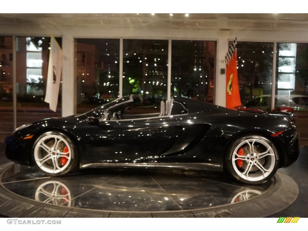 Carbon Black 2014 McLaren MP4-12C 12C Spider Exterior Photo #101734365