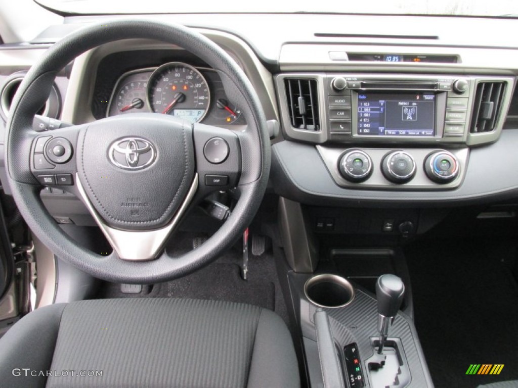 2015 Toyota RAV4 LE Black Dashboard Photo #101734419