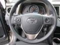 2015 Toyota RAV4 Black Interior Steering Wheel Photo