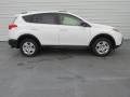 2015 Super White Toyota RAV4 LE  photo #3