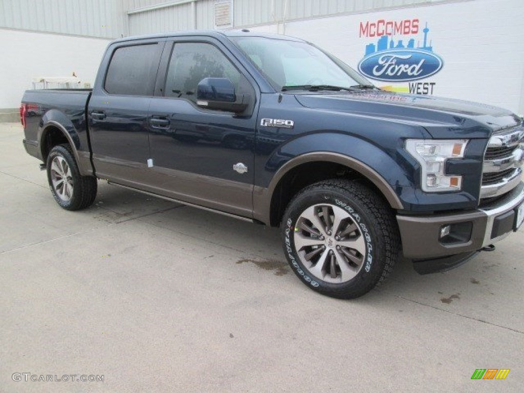 2015 F150 King Ranch SuperCrew 4x4 - Blue Jeans Metallic / King Ranch Java/Mesa photo #1