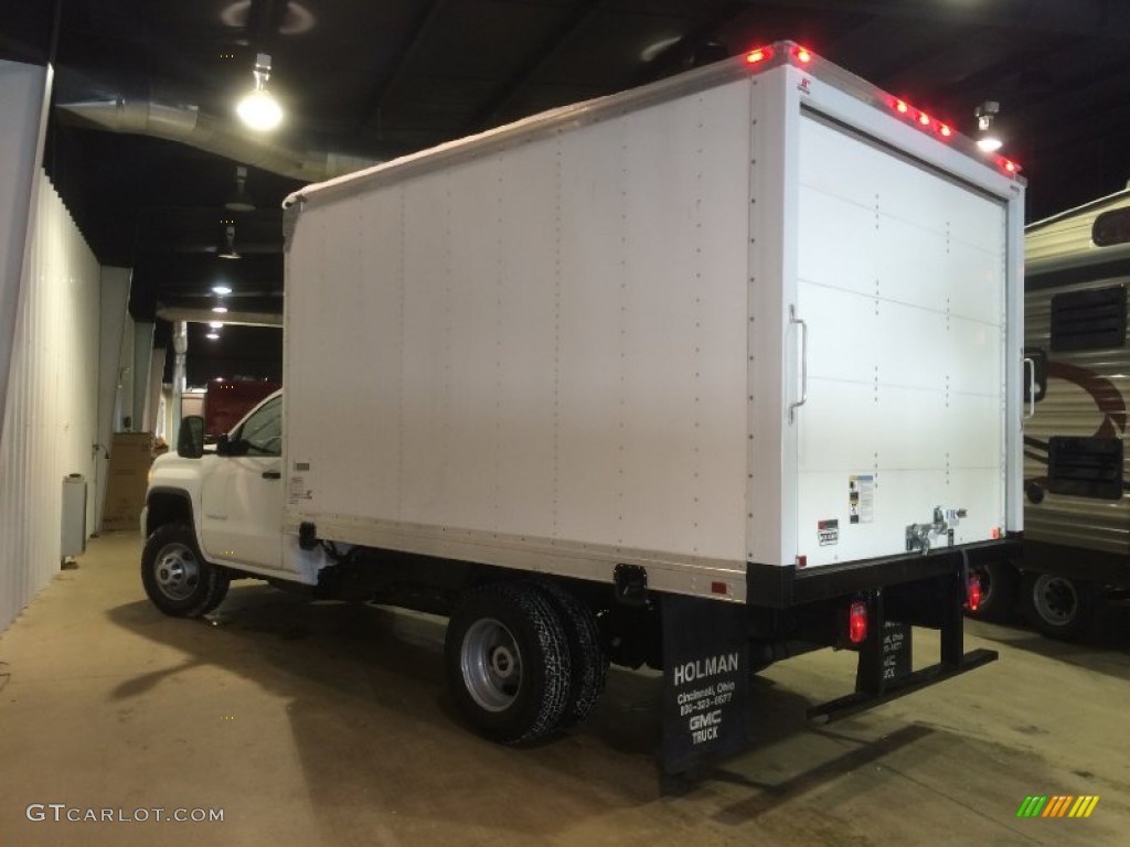 2015 Sierra 3500HD Work Truck Regular Cab Moving Truck - Summit White / Jet Black/Dark Ash photo #13