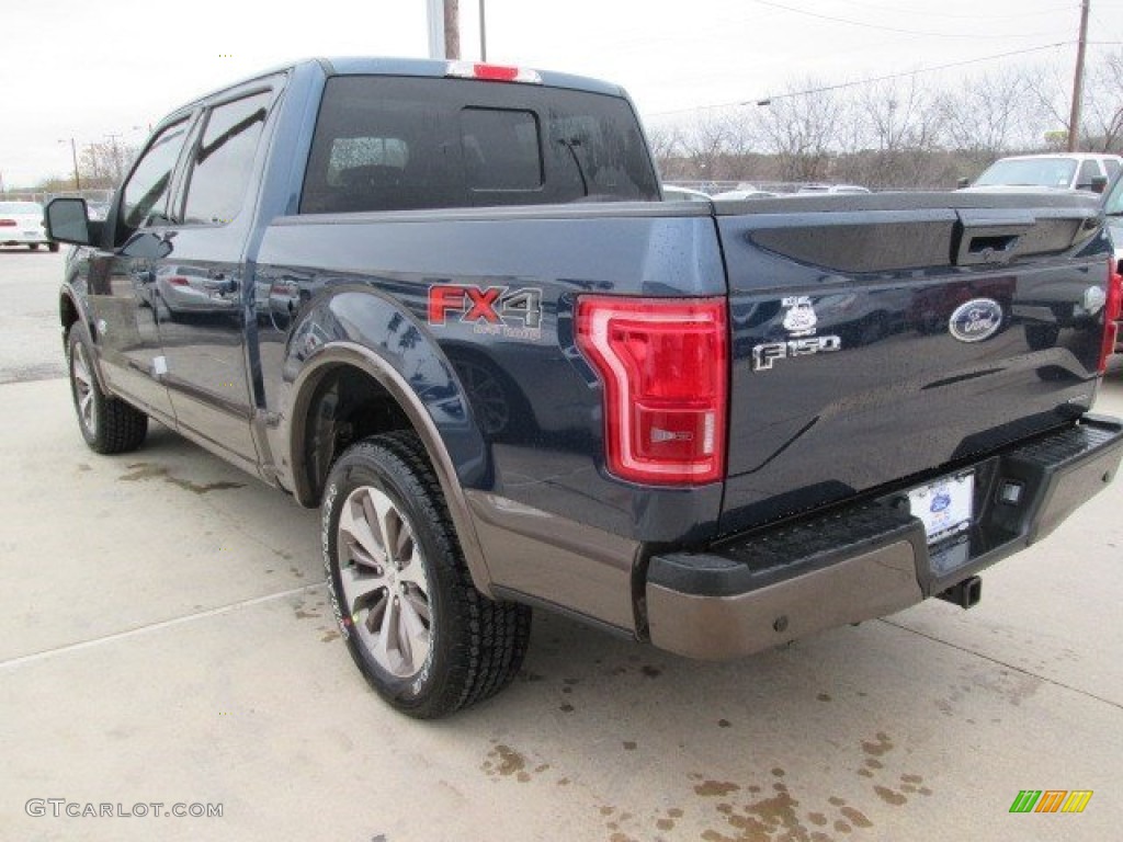 2015 F150 King Ranch SuperCrew 4x4 - Blue Jeans Metallic / King Ranch Java/Mesa photo #15