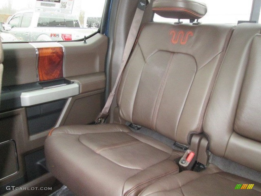 2015 Ford F150 King Ranch SuperCrew 4x4 Rear Seat Photo #101736741